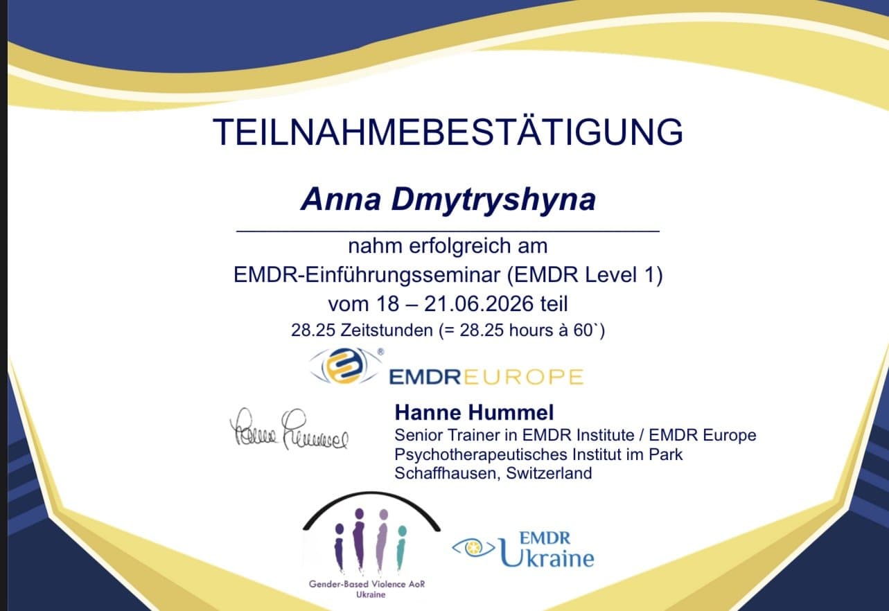 EMDR Level 1